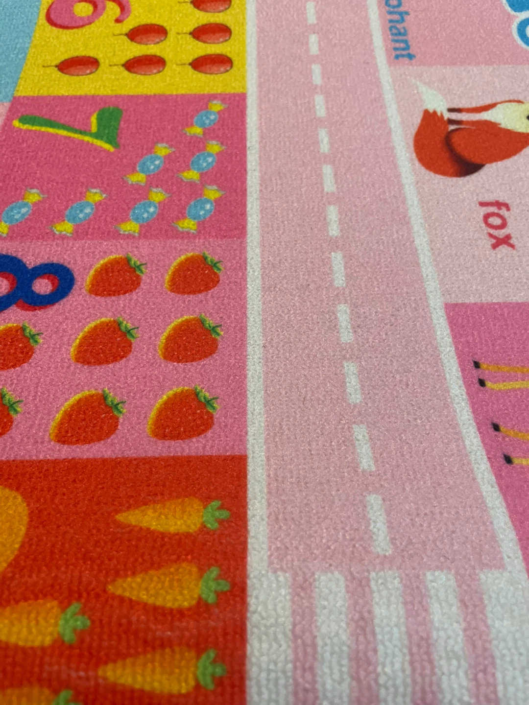 Pink Alphabet & Numbers Play Mat 120x80cm - photo 3