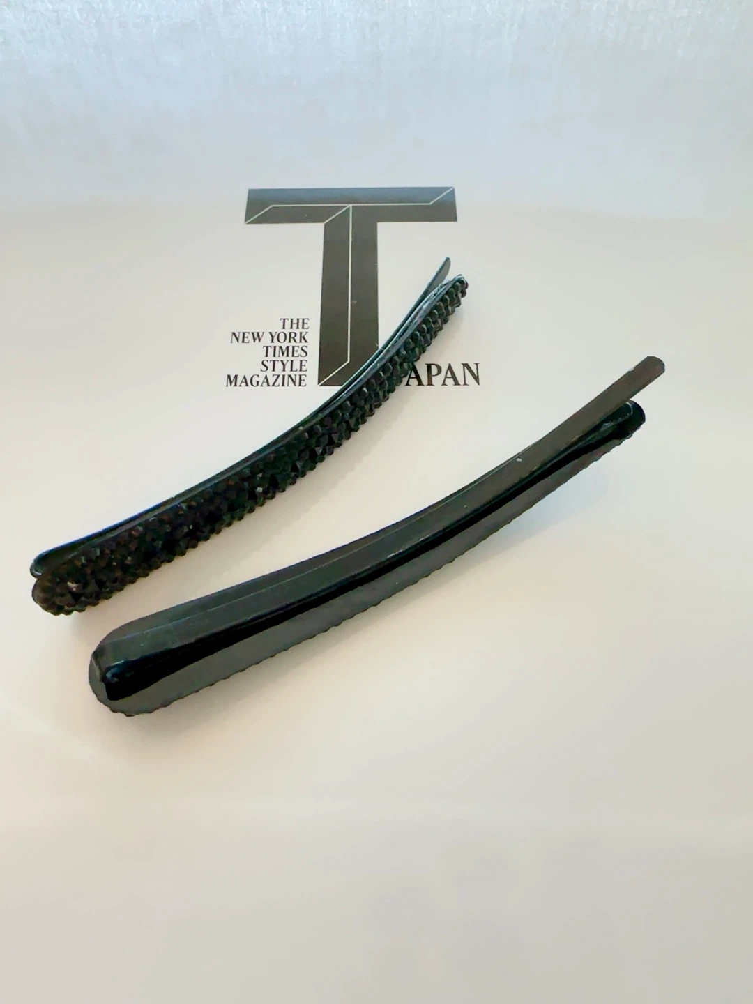 Sparkly Black Hair Clips (Set of 2) - photo 2
