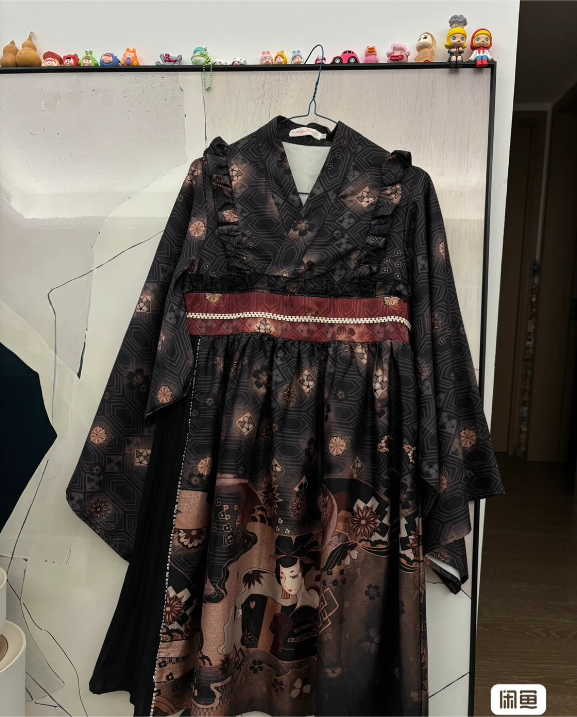 Japanese Style Kimono Dress with Tassels - photo 2