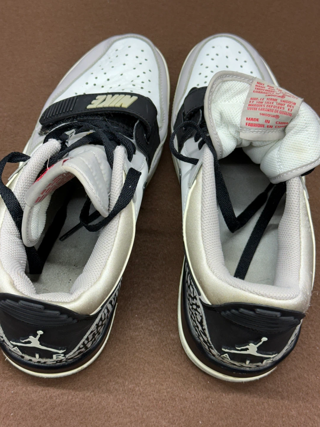 Nike Air Jordan Legacy 312 Low 101 White Black Mens Size 9 - photo 5