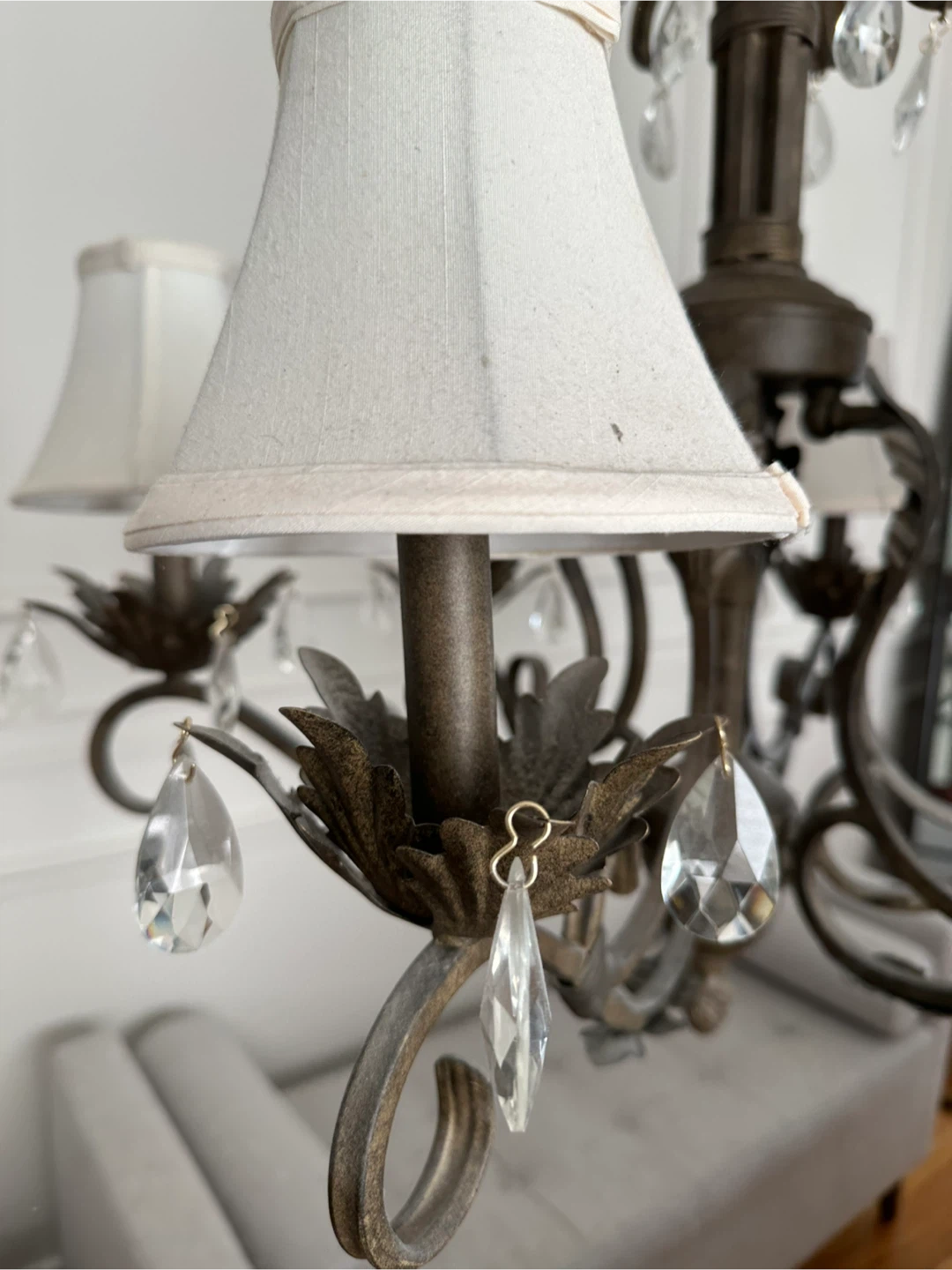 Rustic Chandelier with Crystal Accents ❤️ - photo 2