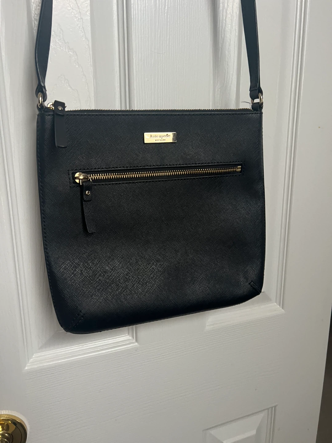 Kate Spade Black Leather Crossbody Bag