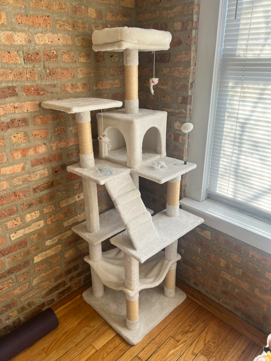 Multi-Level Cat Tree Condo with Hammock and Scratching Posts - photo 2