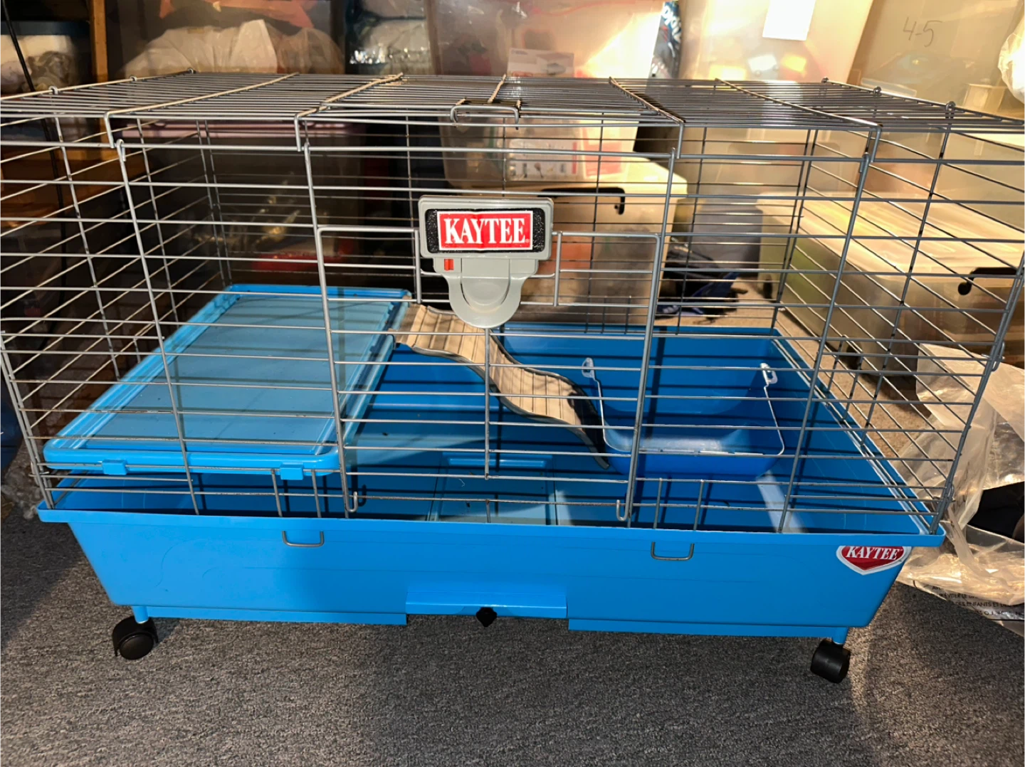 Kaytee Small Animal Cage with Ramp and Waterer