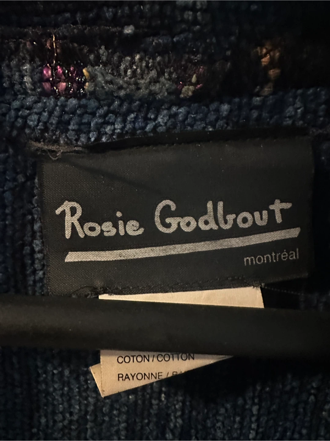 *RARE* One of a Kind Vintage Rosie Godbout Cardigan - photo 3