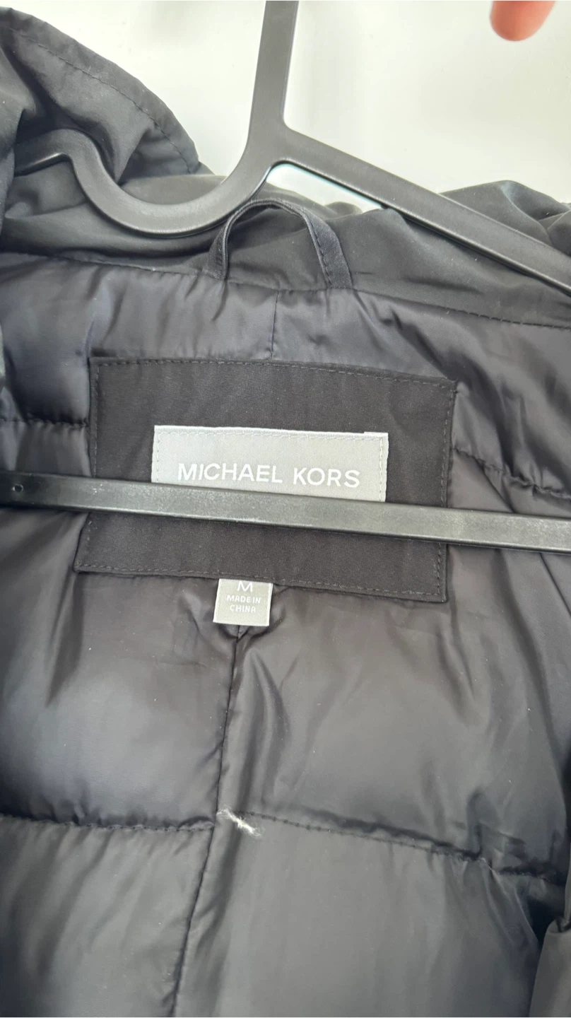 Michael Kors Black Parka Jacket Size M - photo 2
