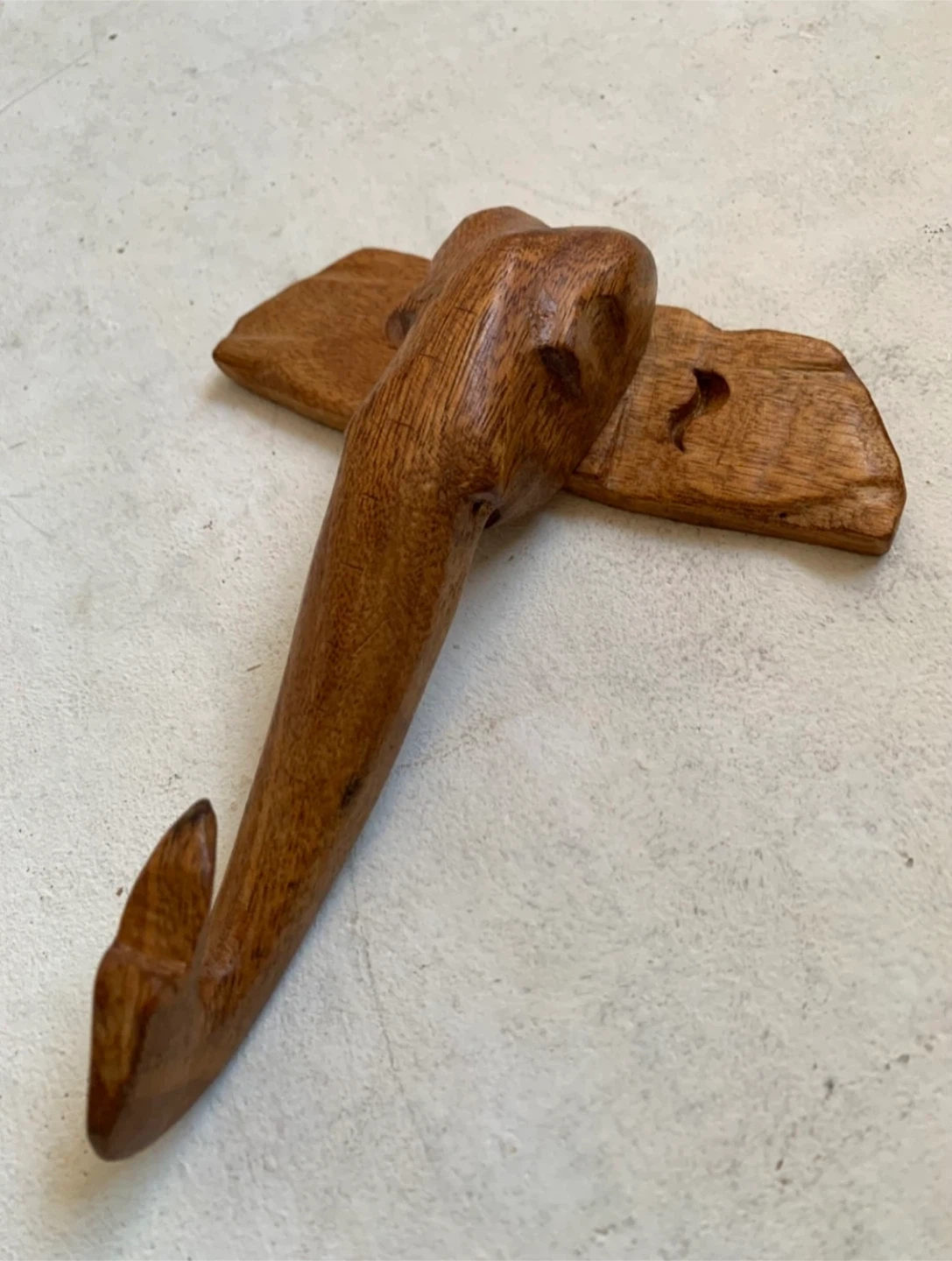 Hook Wooden Elephant Head - photo 5