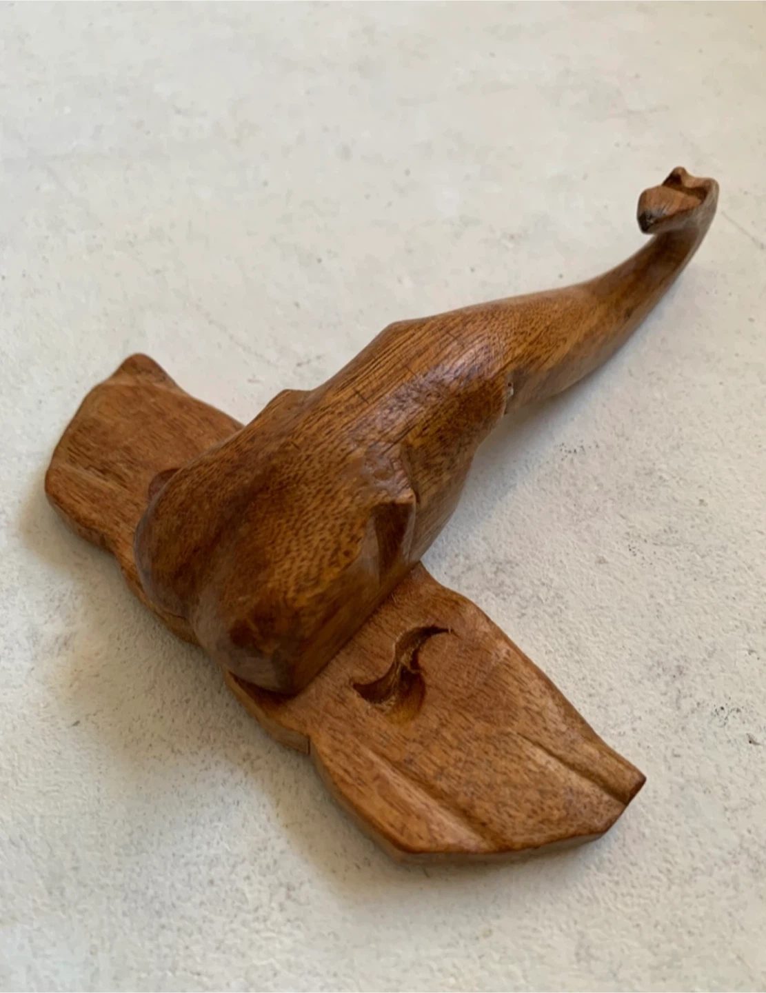 Hook Wooden Elephant Head - photo 4