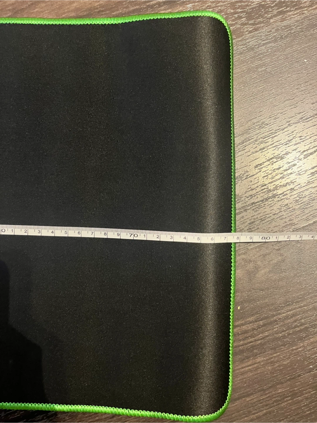 Black Gaming Mouse Pad with Green Trim - photo 3