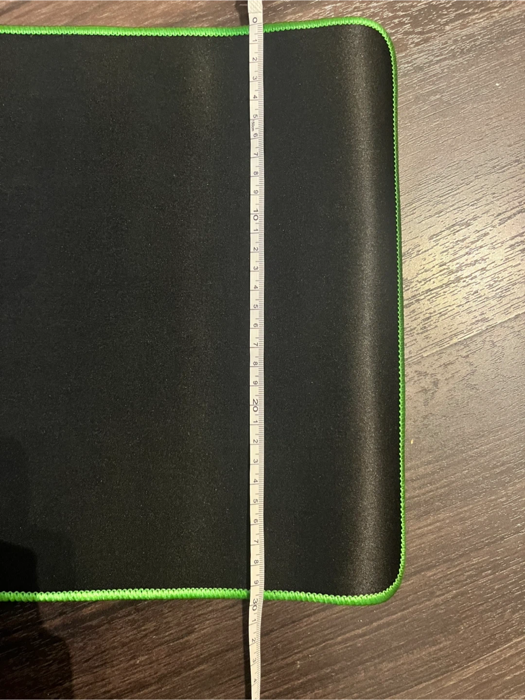 Black Gaming Mouse Pad with Green Trim - photo 4