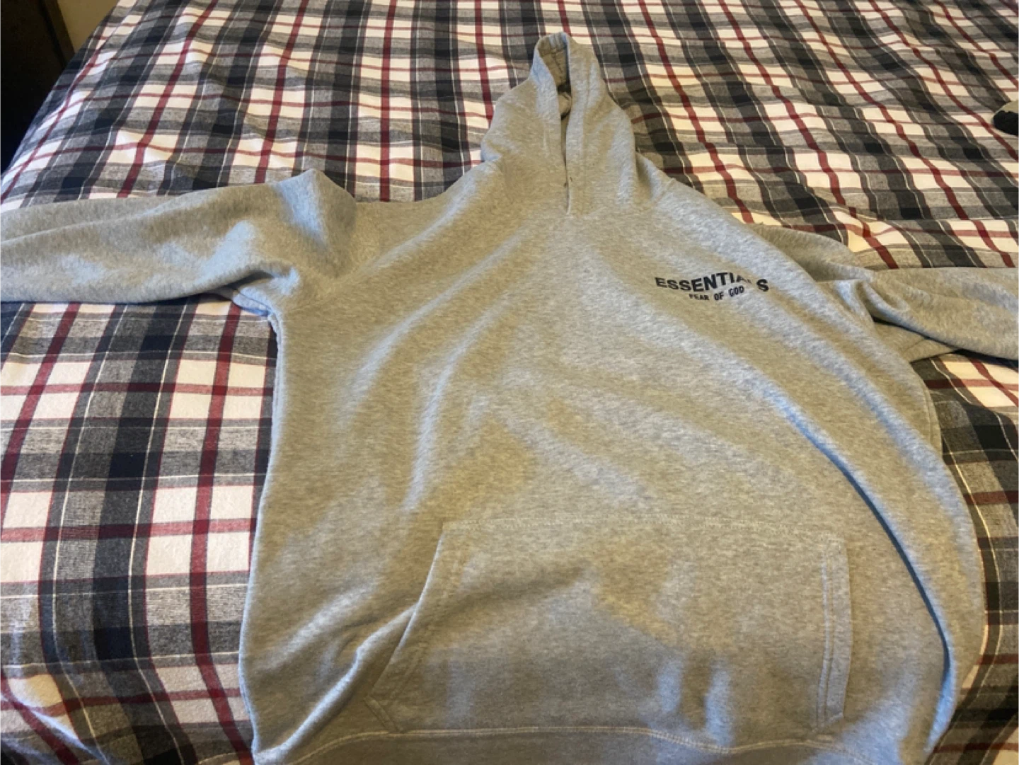 1:1 Essentials Fear of God Grey Hoodie