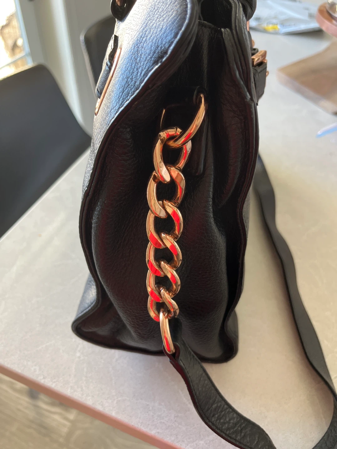 Michael Kors Black Leather Tote Bag❤️ - photo 2