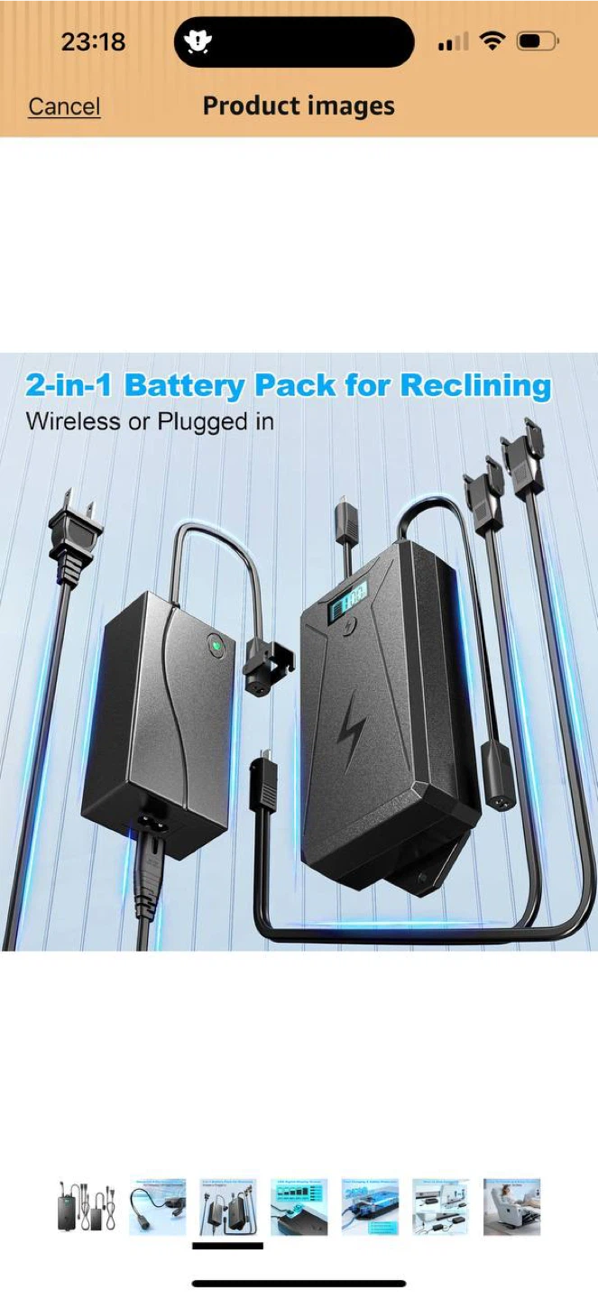 Ponkor 2500mAh Recliner Battery Pack for Power Sofa / Lift Chair - photo 3