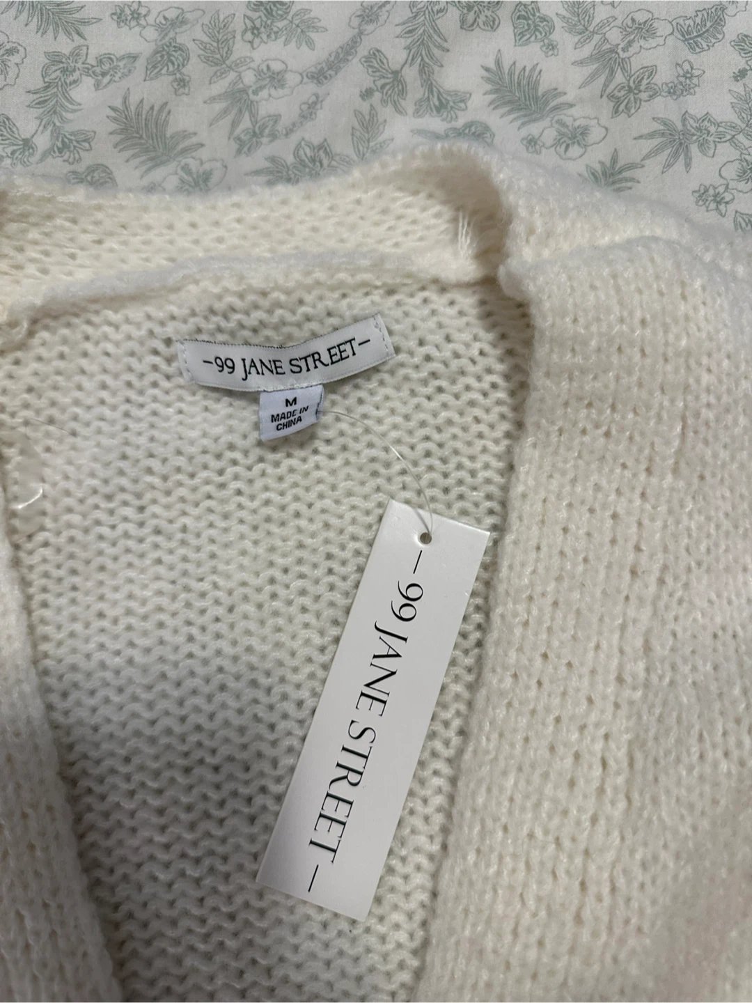 Women  Cream Heart Cardigan - Medium - photo 3