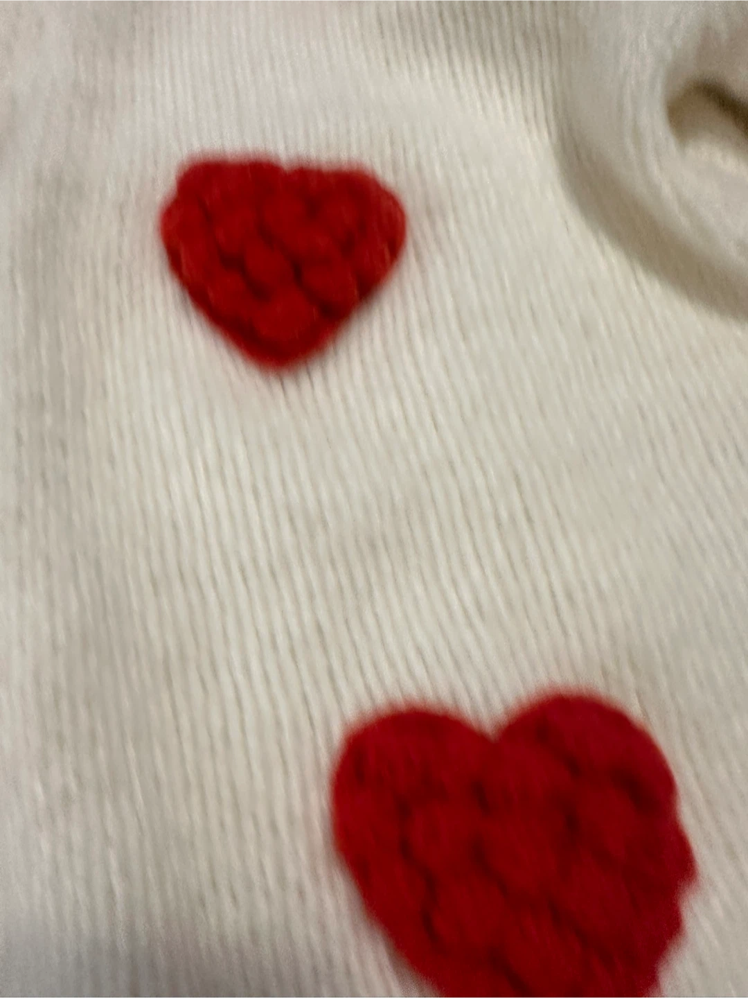 Women  Cream Heart Cardigan - Medium - photo 4