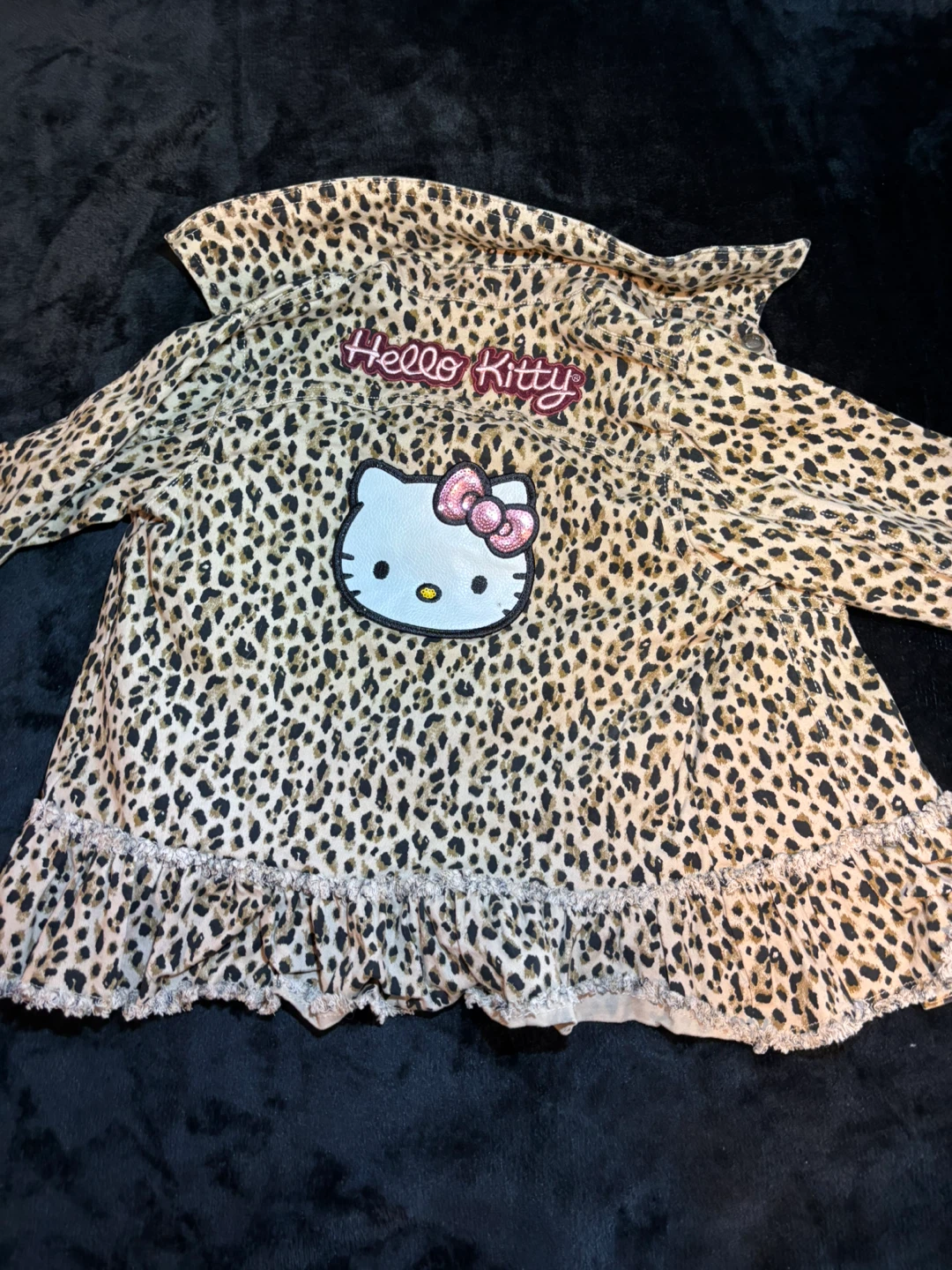 365 Kids by Hello Kitty Leopard Print Jacket - Size 8