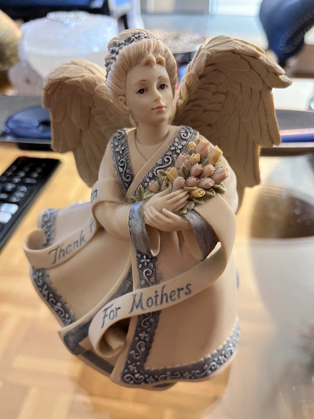 🧡 Sarah's Angels "Thank Heaven for Mothers" Figurine - photo 2