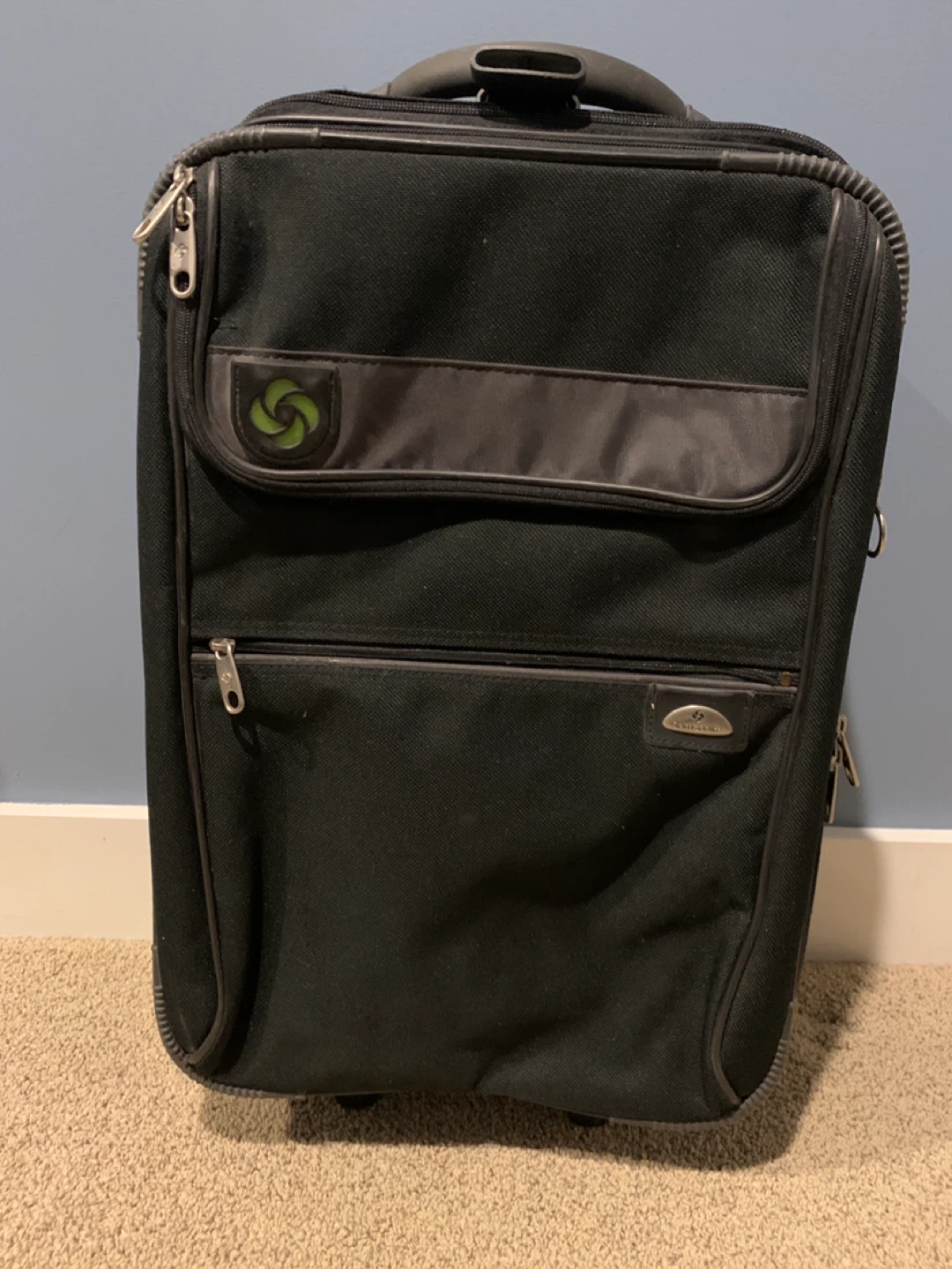 22” Samsonite Black carry on Rolling Suitcase