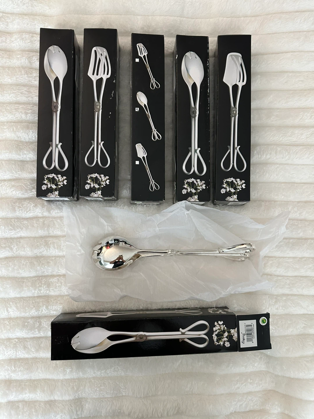 Brand New In Box SS Tongs Set