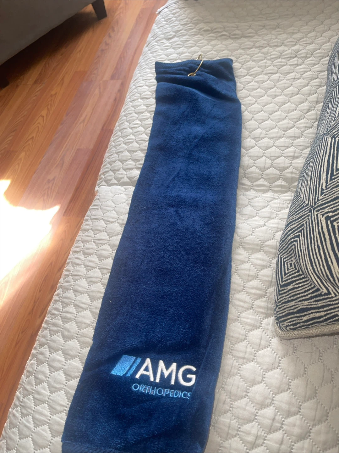 AMG Orthopedics Blue Towel with Hook