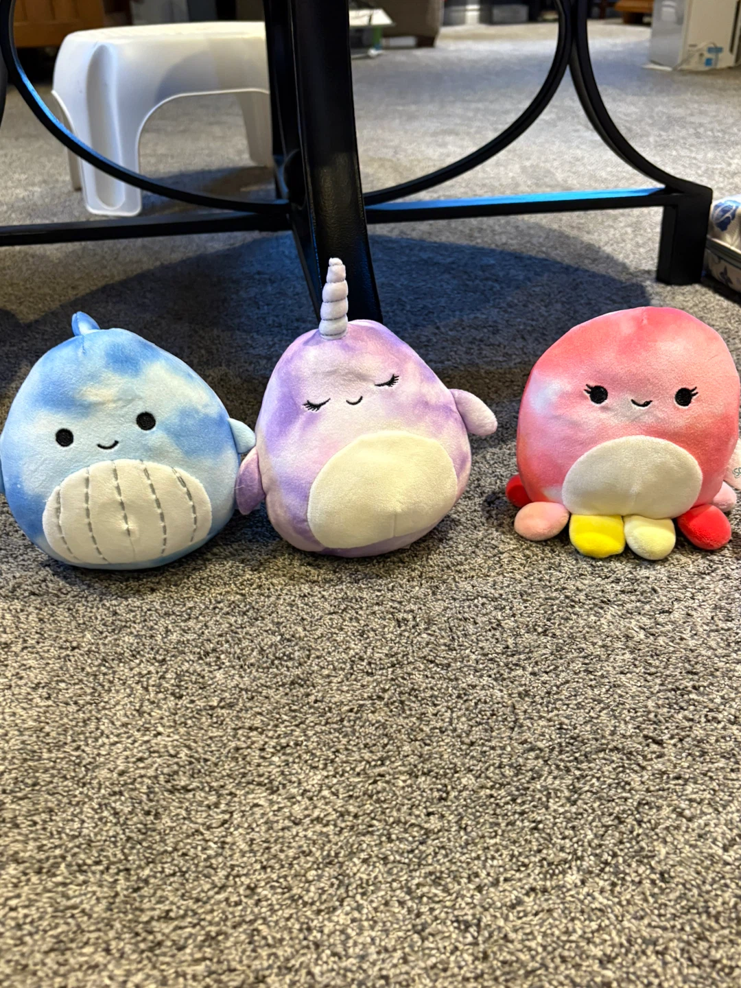 Squishmallows Plush Toys - Whale, Narwhal, Octopus