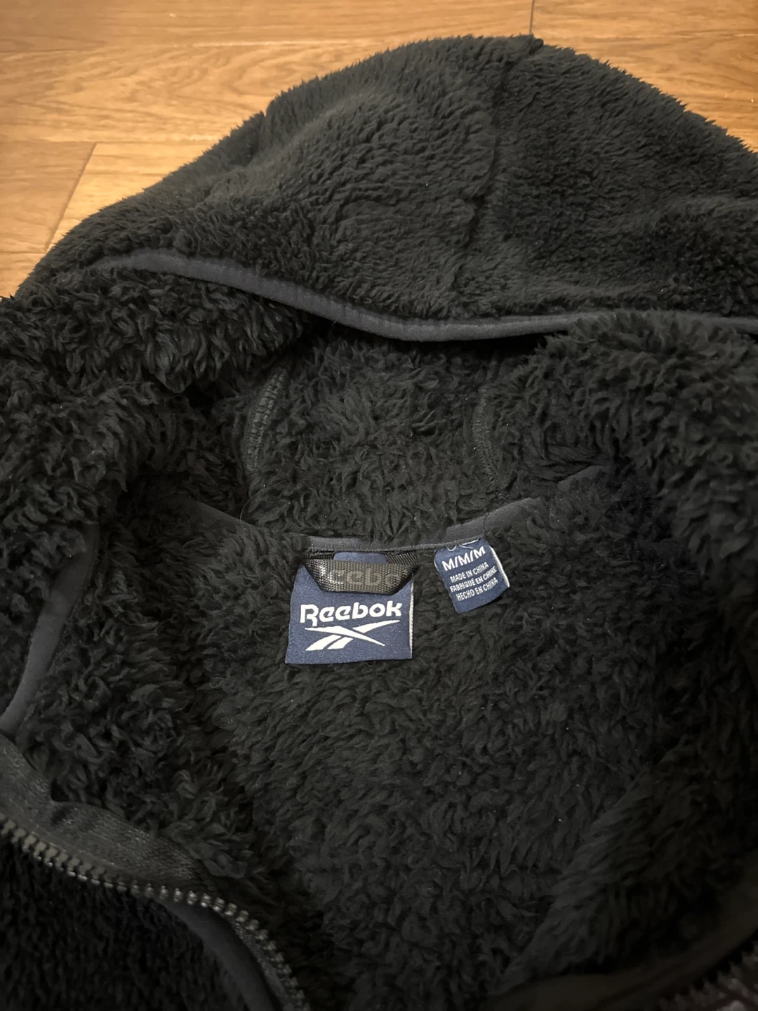 Reebok Fleece Hoodie Jacket - Black - photo 2