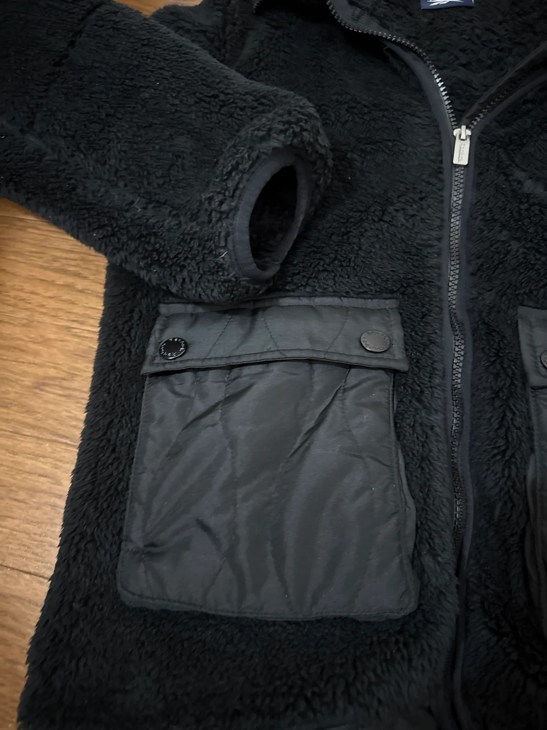Reebok Fleece Hoodie Jacket - Black - photo 3