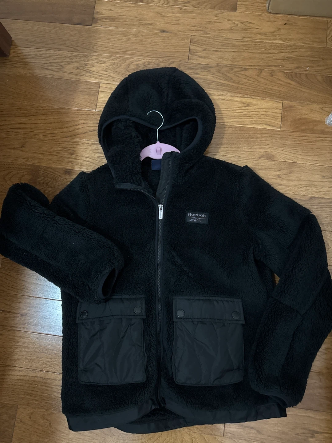 Reebok Fleece Hoodie Jacket - Black