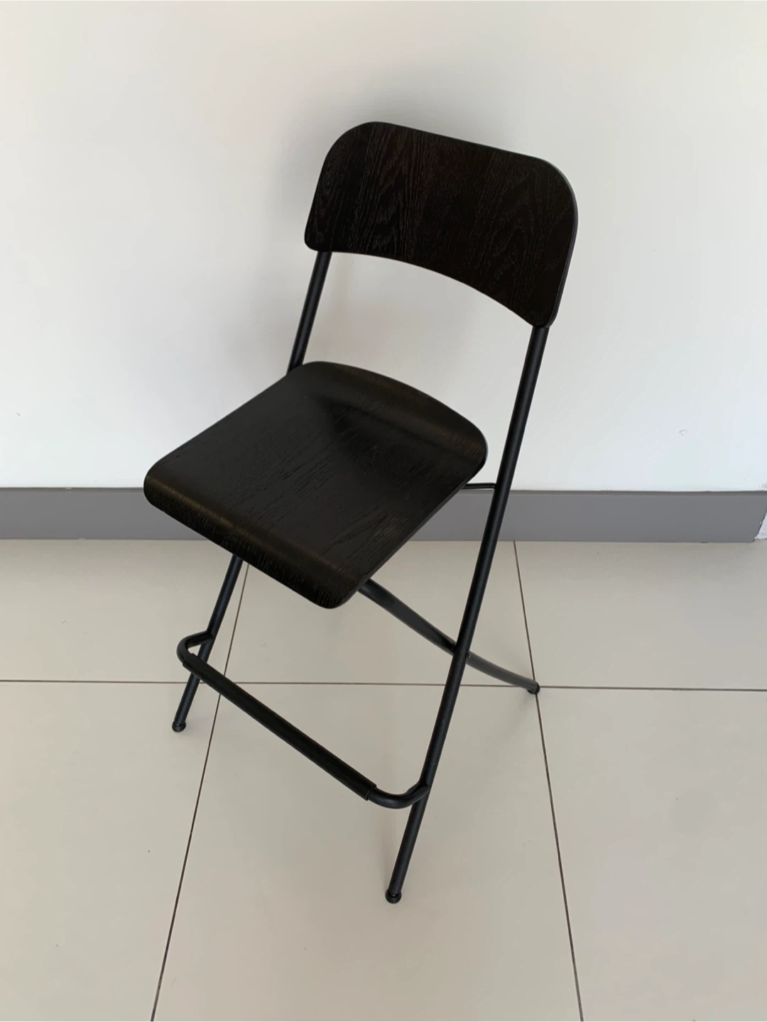 Bar Stool IKEA Folding Black