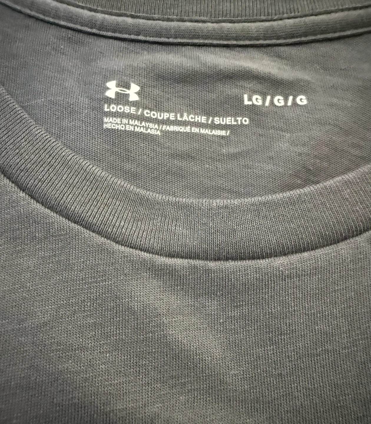 Under Armour Men's Graphic T-Shirt Large Grey Loose Fit - photo 3