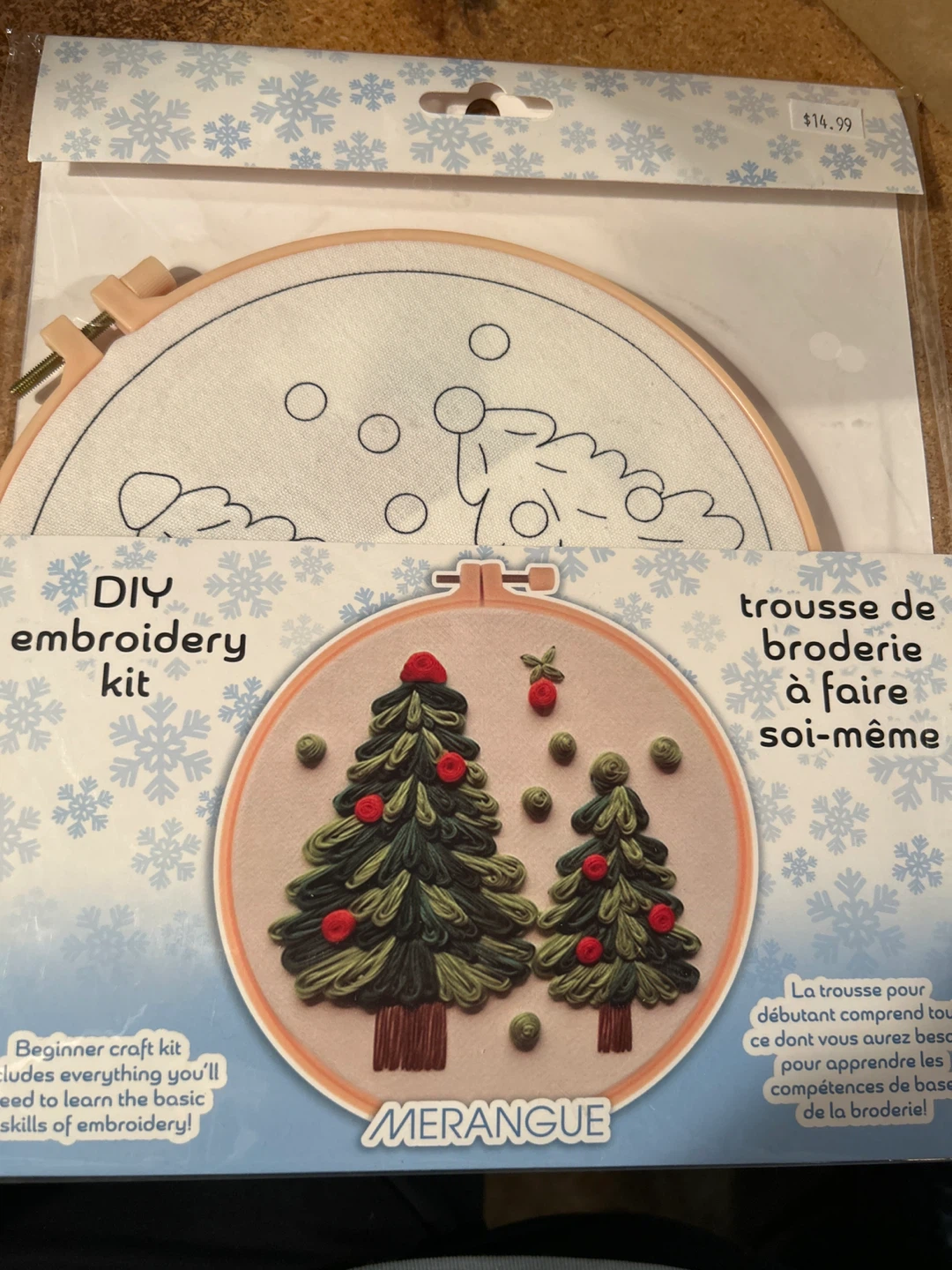 Merangue DIY Embroidery Kit - Christmas Trees