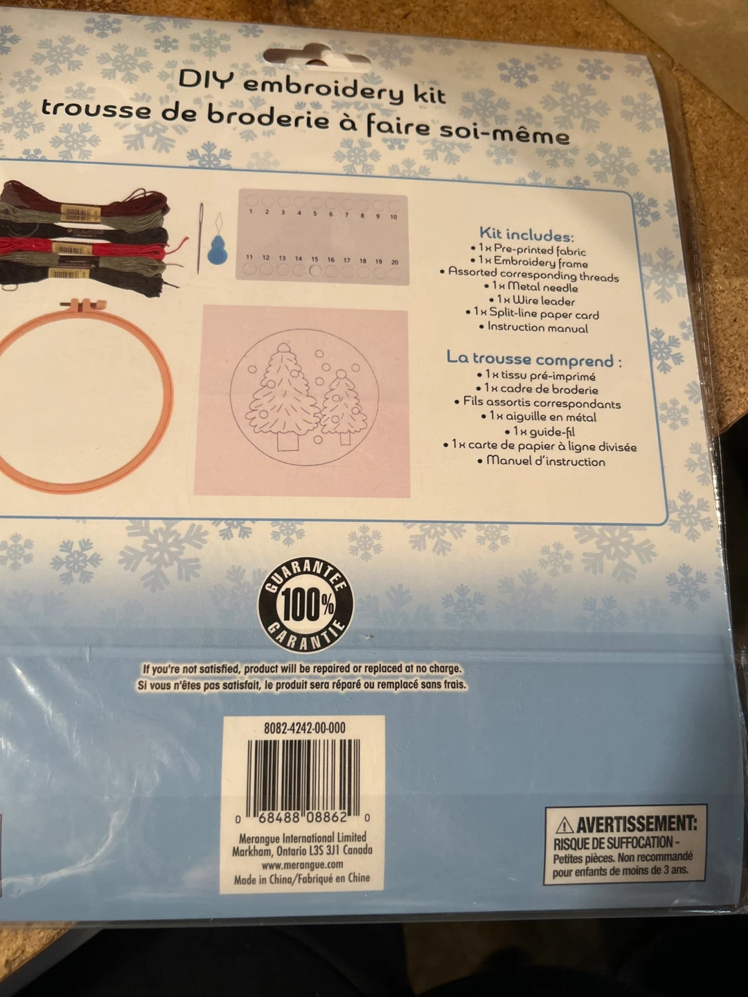 Merangue DIY Embroidery Kit - Christmas Trees - photo 2