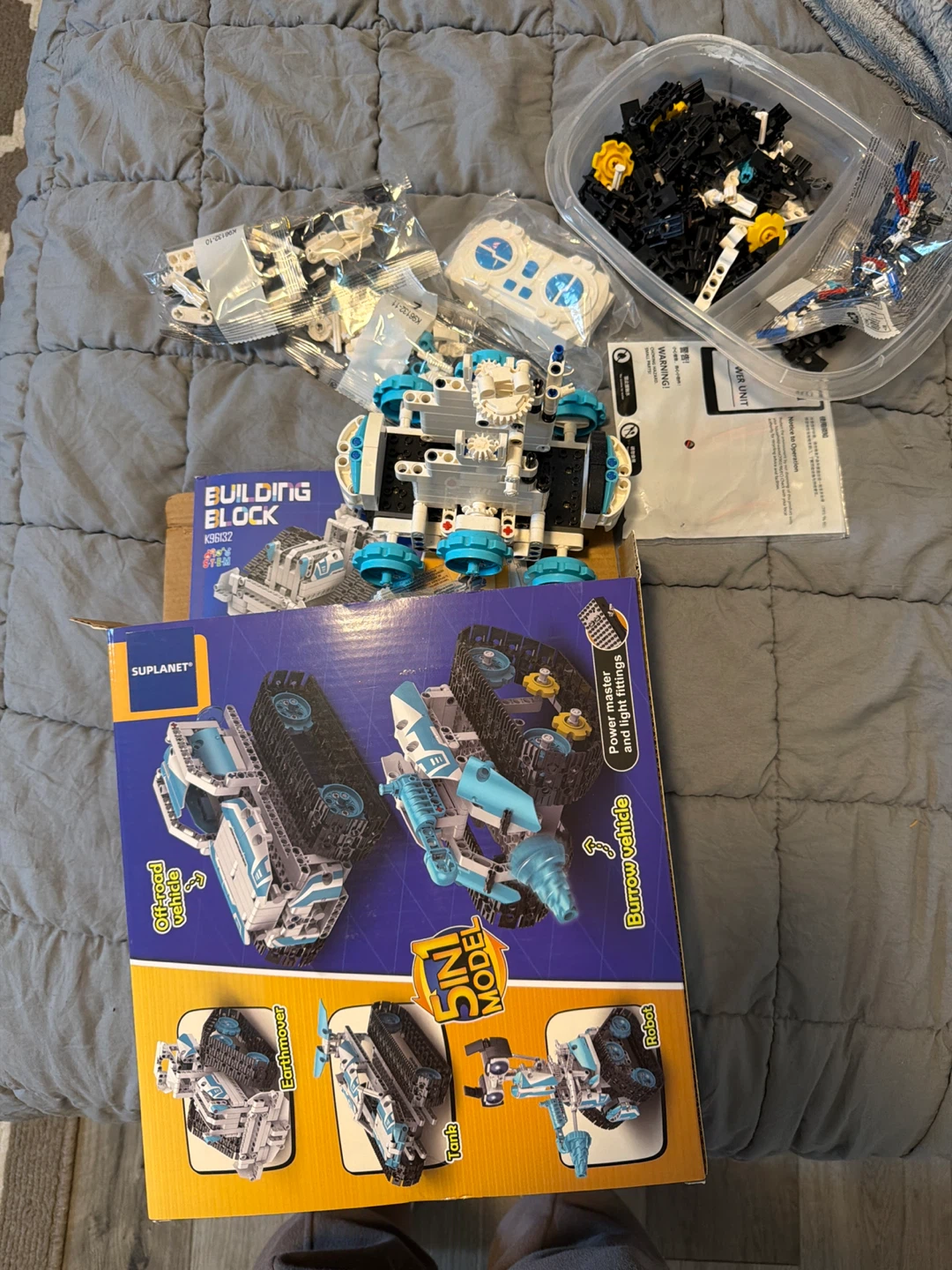 SUPANET Building Block 5-in-1 Model Kit