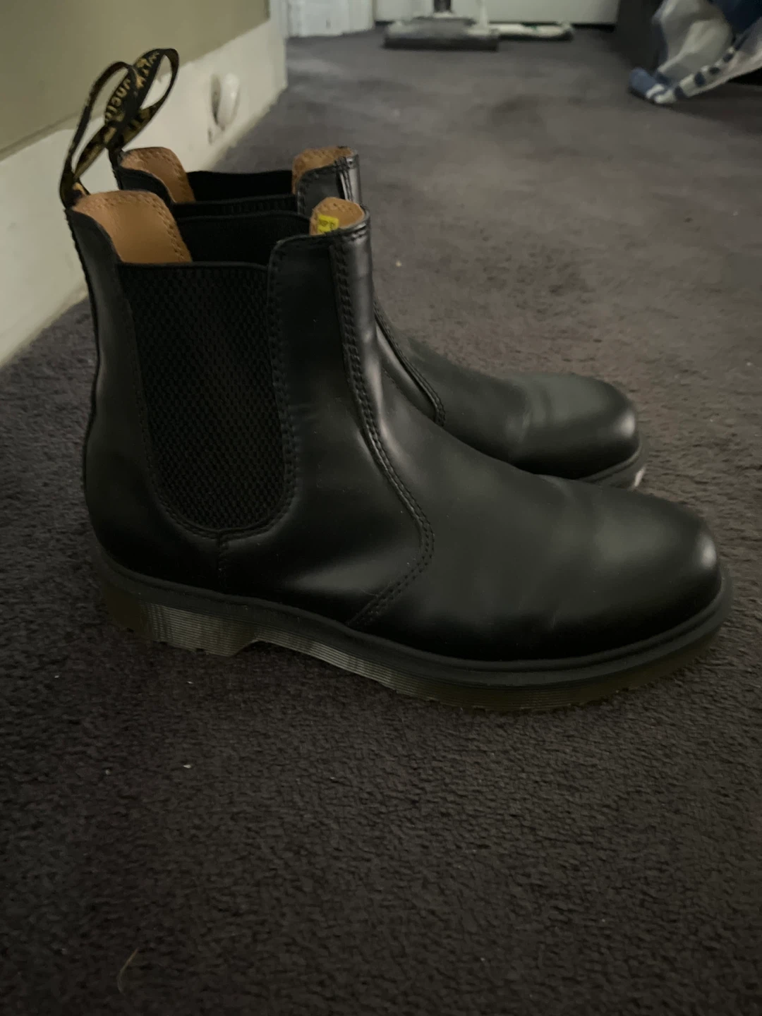 Dr. Martens Black Leather Chelsea Boots