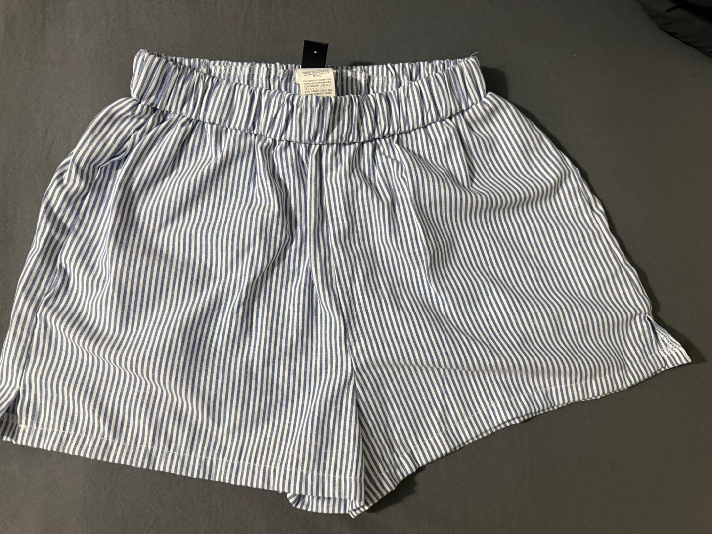 SHEIN Striped Cotton Shorts Size S - photo 2