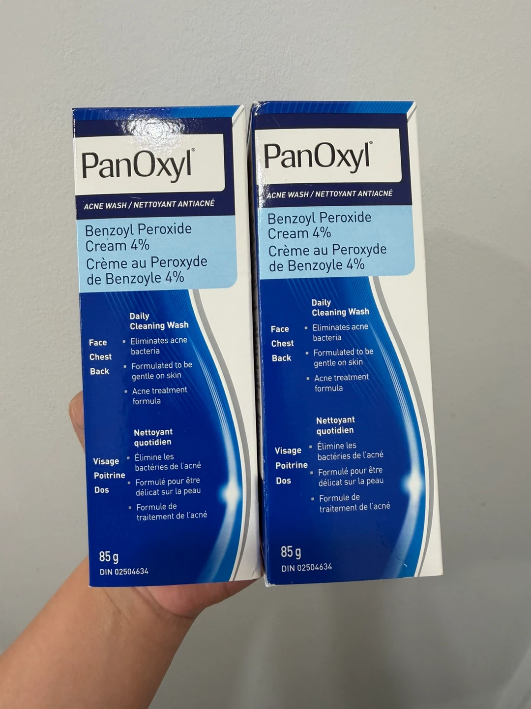 PanOxyl Benzoyl Peroxide Cream 4% (85g) - 2 Pack