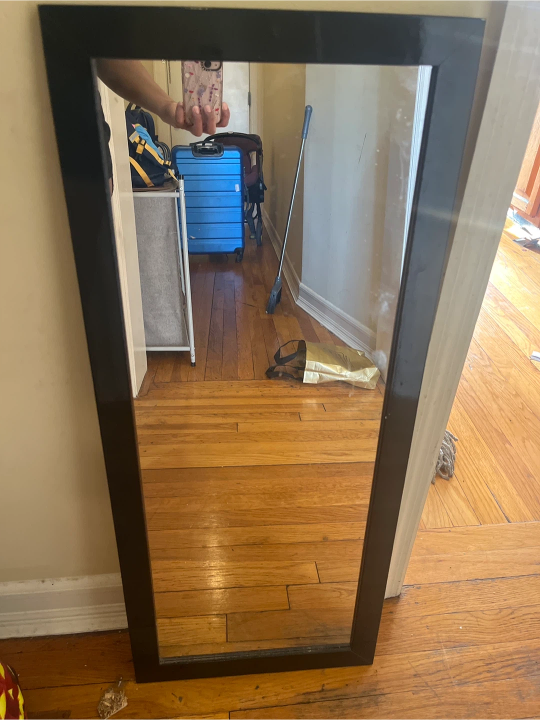 Black Framed Wall Mirror