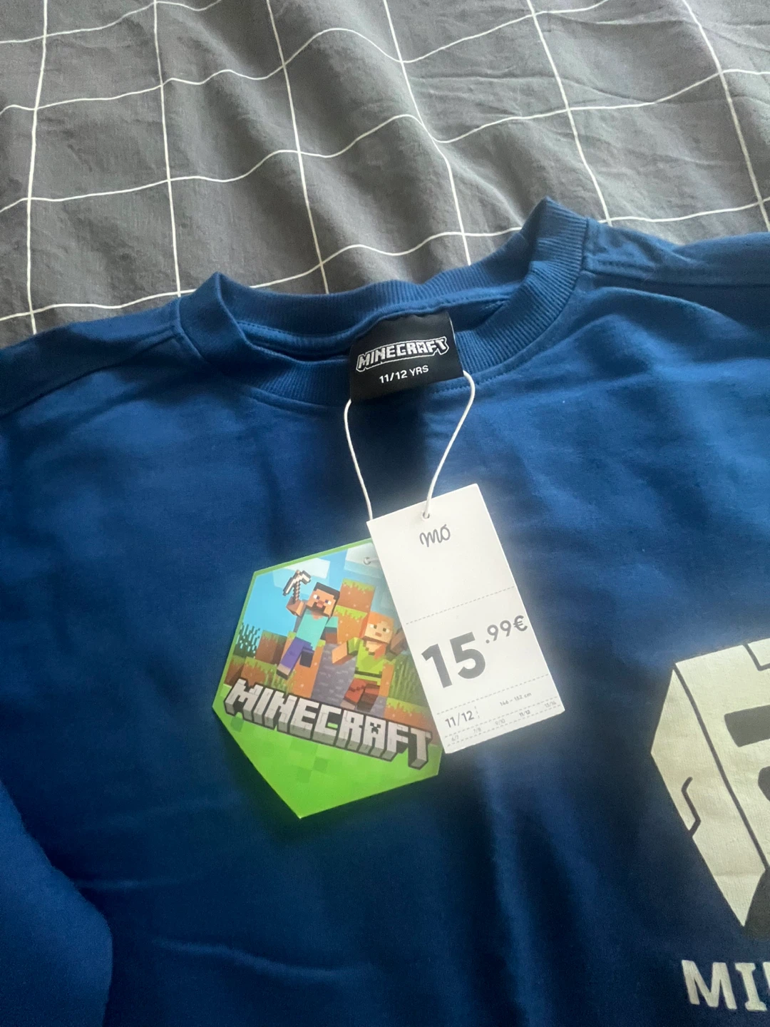 Minecraft Boys Blue Sweatshirt 11-12 YRS - photo 2