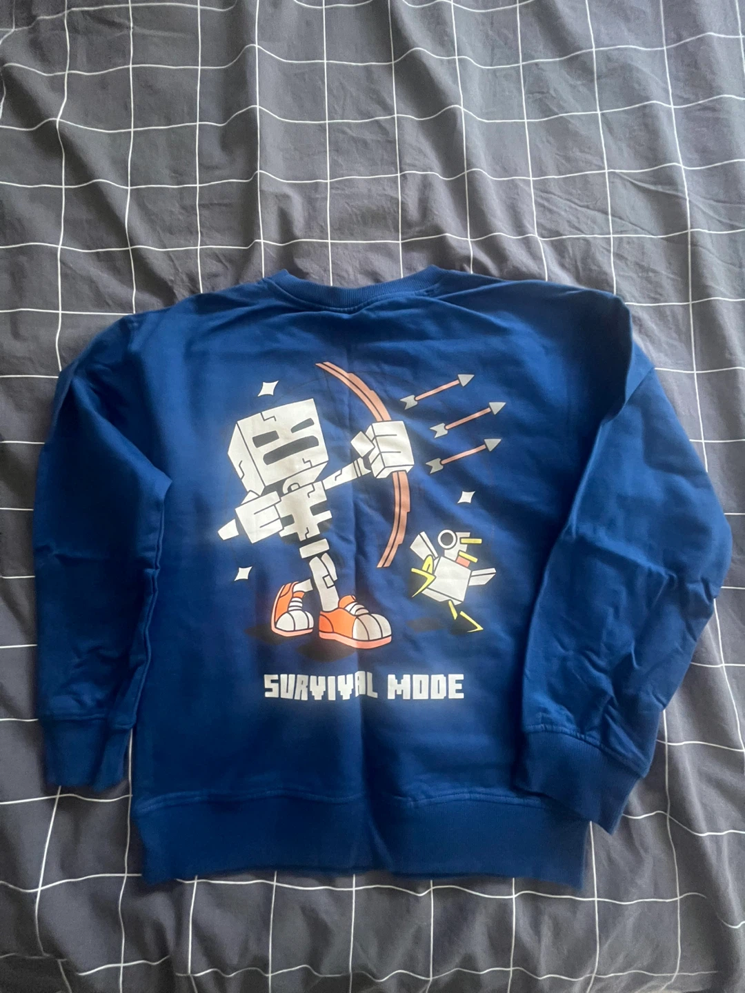 Minecraft Boys Blue Sweatshirt 11-12 YRS - photo 3