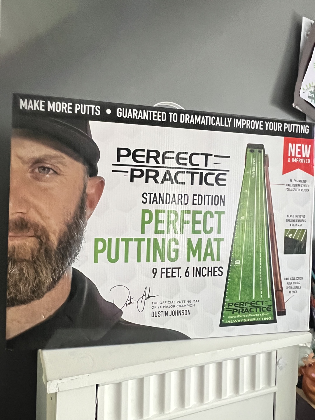 Practice Standard Edition Perfect Putting Mat - 9 ft 6 in