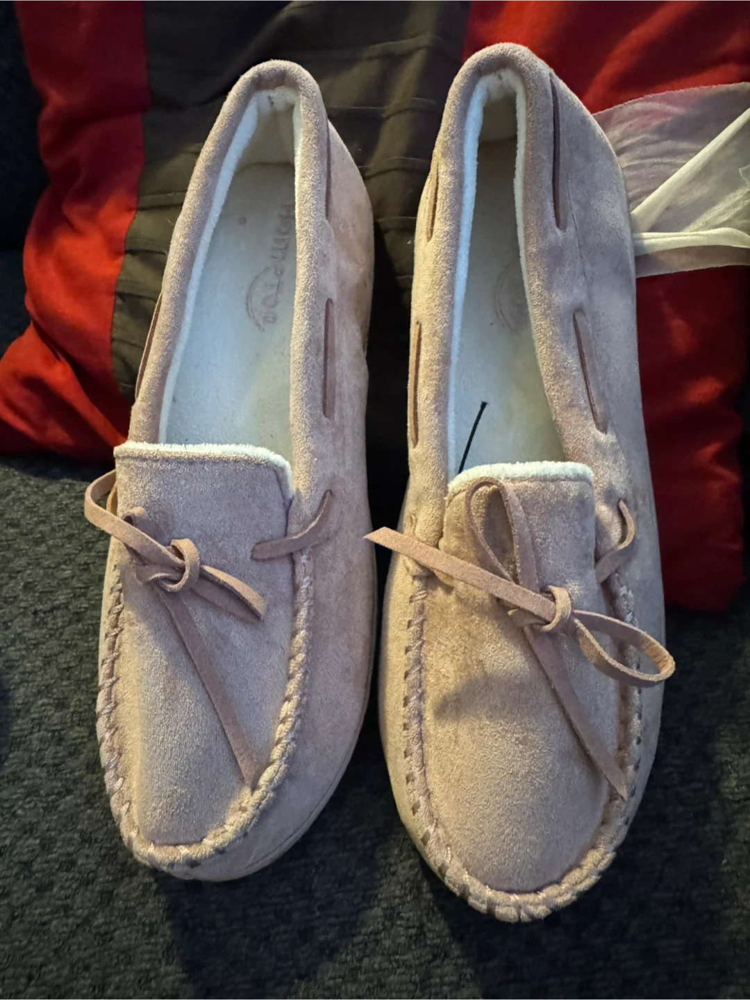 Hometop Pink Mocassins Slippers