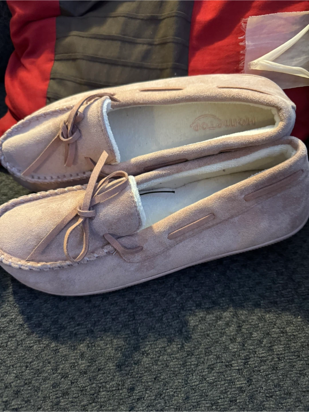 Hometop Pink Mocassins Slippers - photo 2