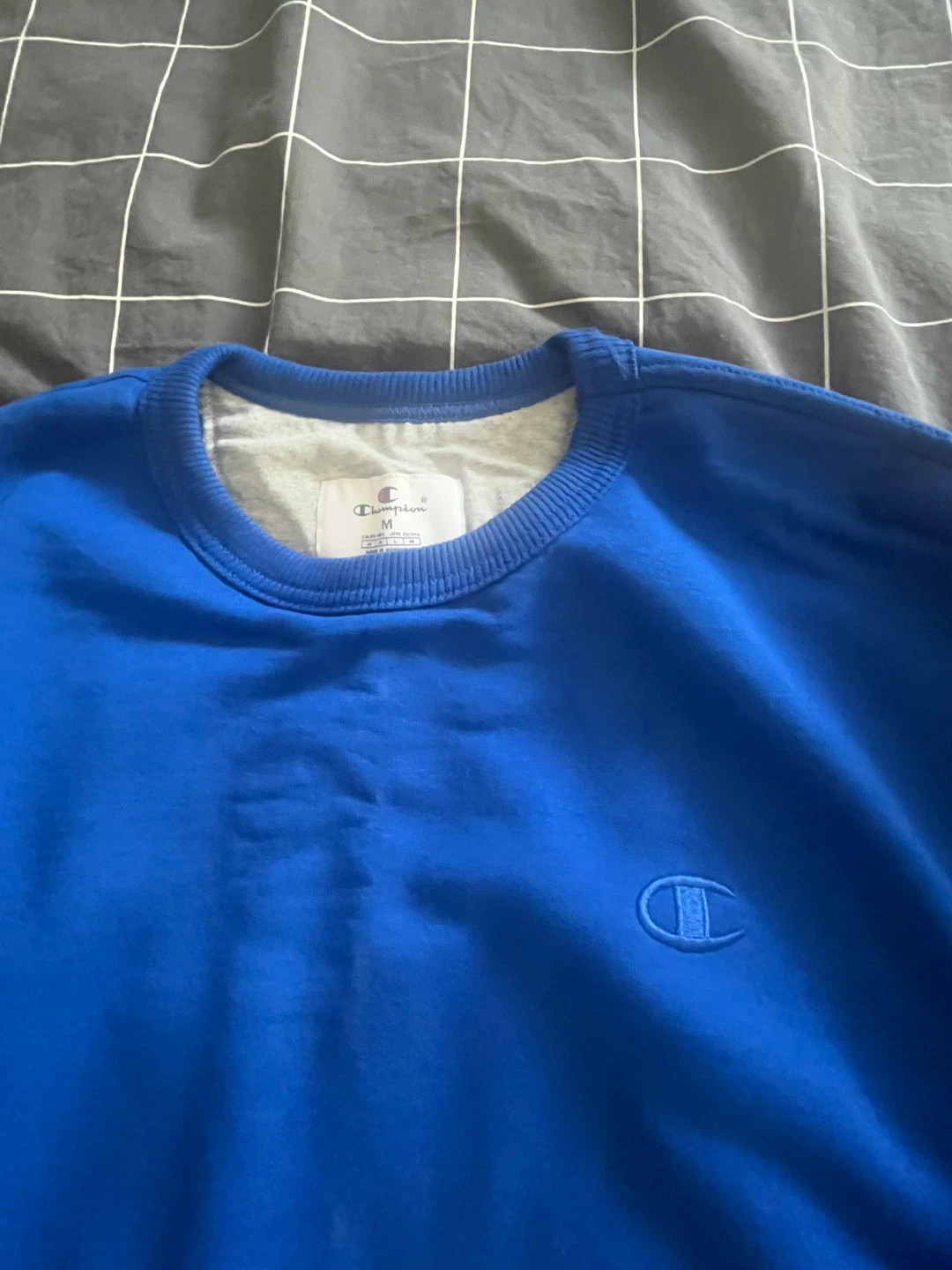 Champion Blue Crewneck Sweatshirt Size M - photo 2