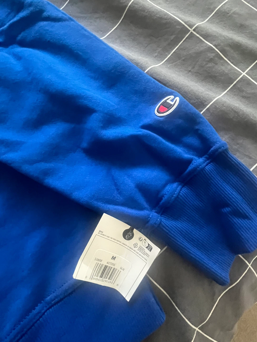 Champion Blue Crewneck Sweatshirt Size M - photo 3