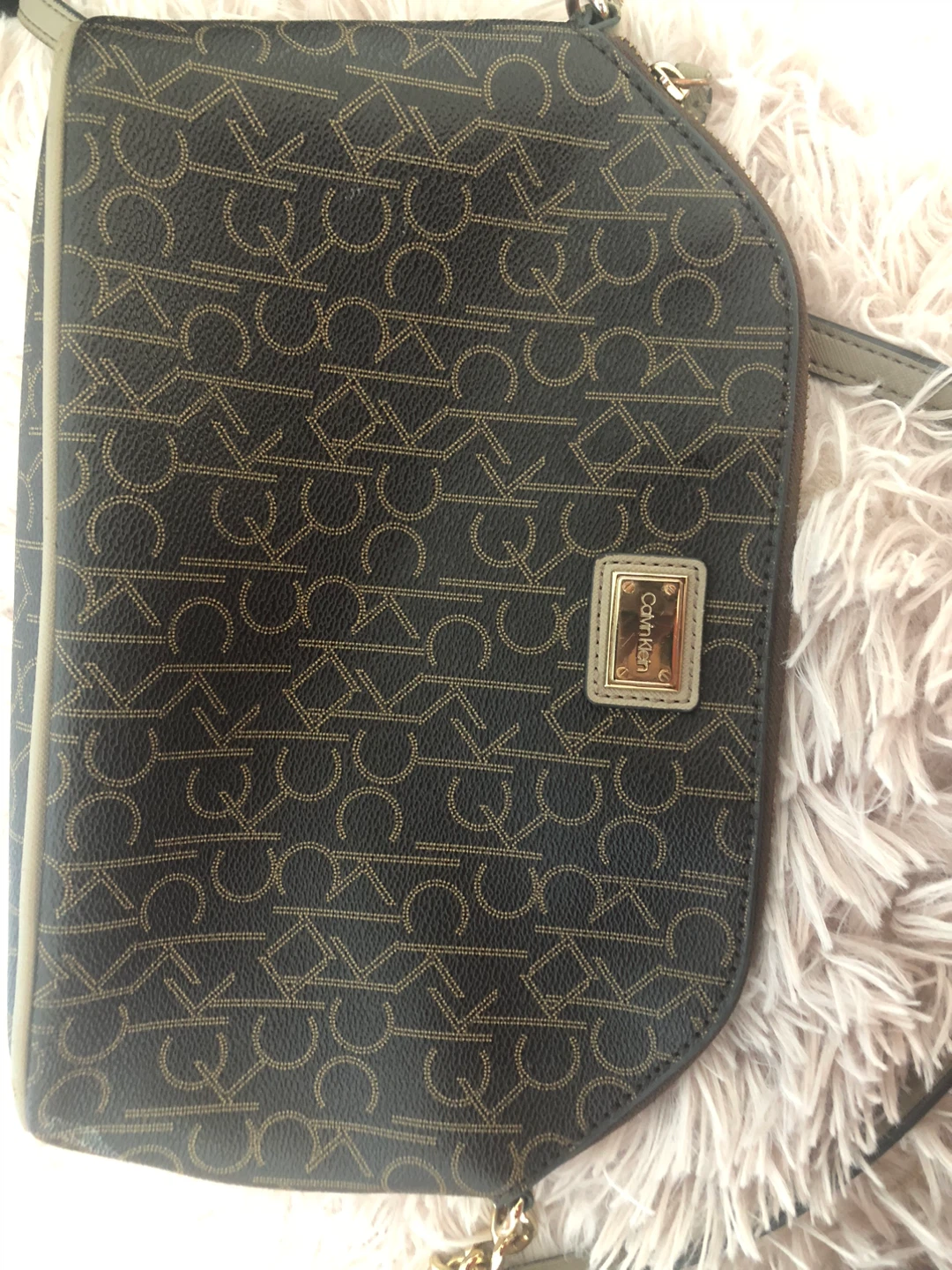 Calvin Klein Monogram Crossbody Bag