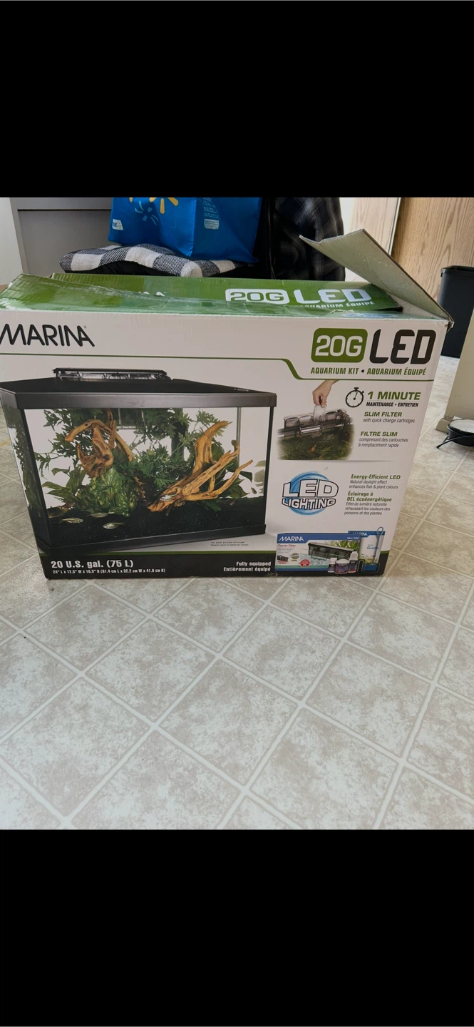 Marina 20 Gallon LED Aquarium Kit