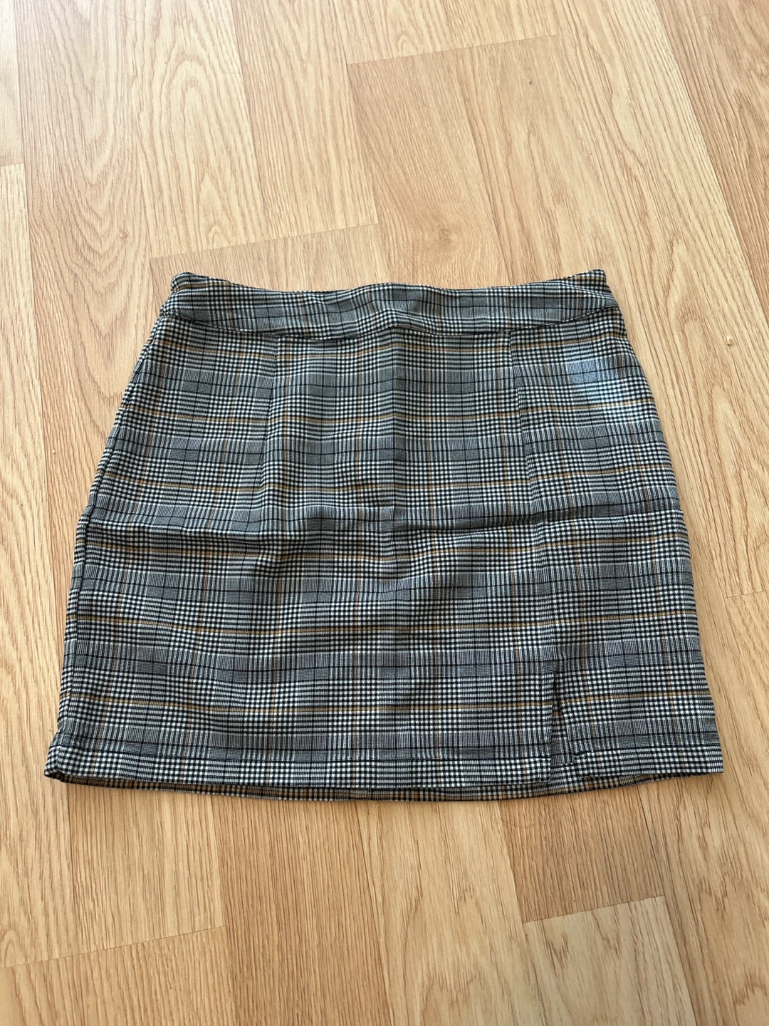 Garage Plaid Mini Skirt