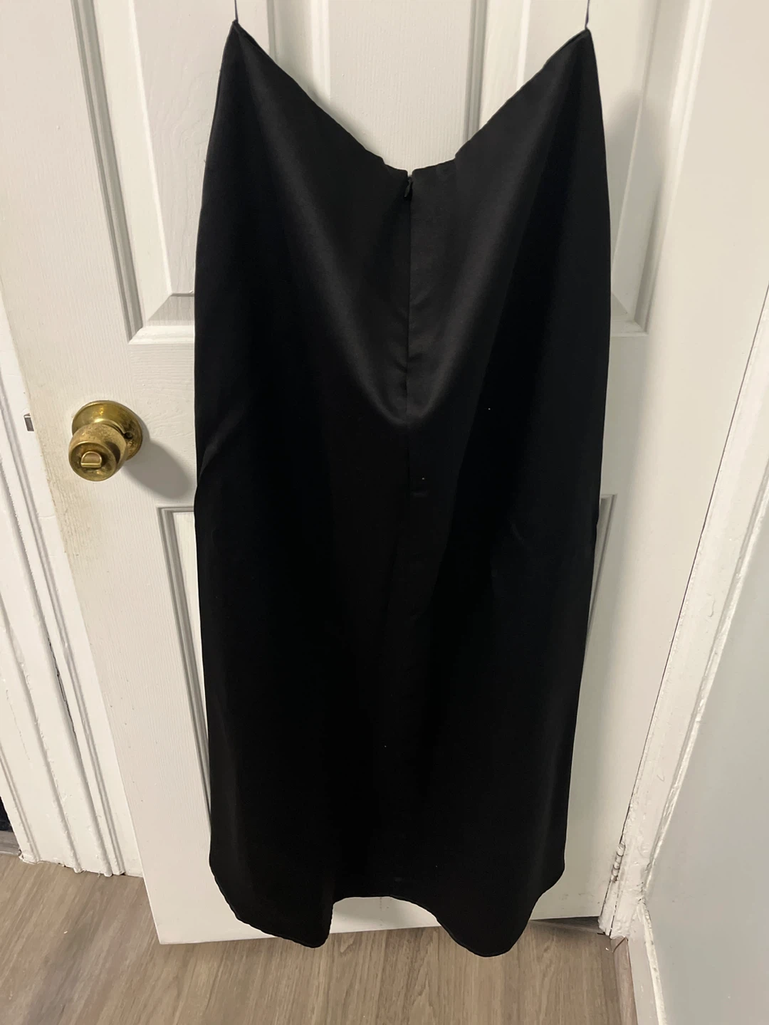 Xscape Black Slip Dress - photo 2