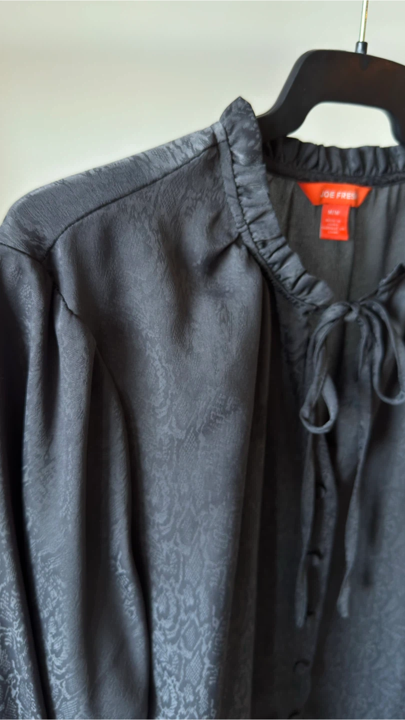 Joe Fresh Grey Snake Print Blouse - photo 2