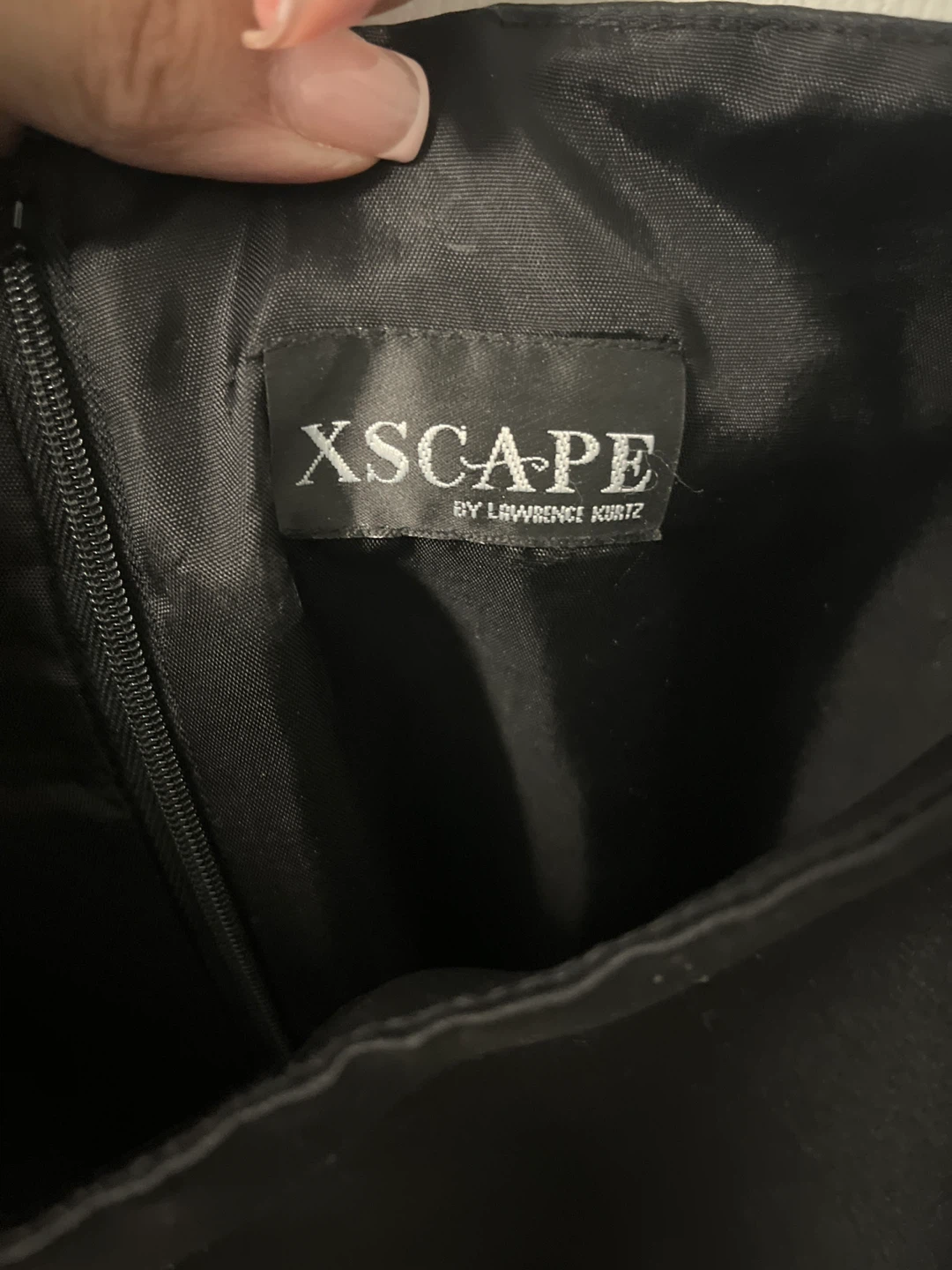 Xscape Black Slip Dress - photo 3